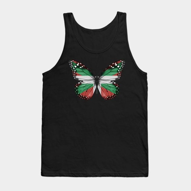 Butterfly Bilbao Basque Country Flag DNA Ikurriña - Gift for Bilbao,Ikurriña, From Basque Tank Top by Country Flags